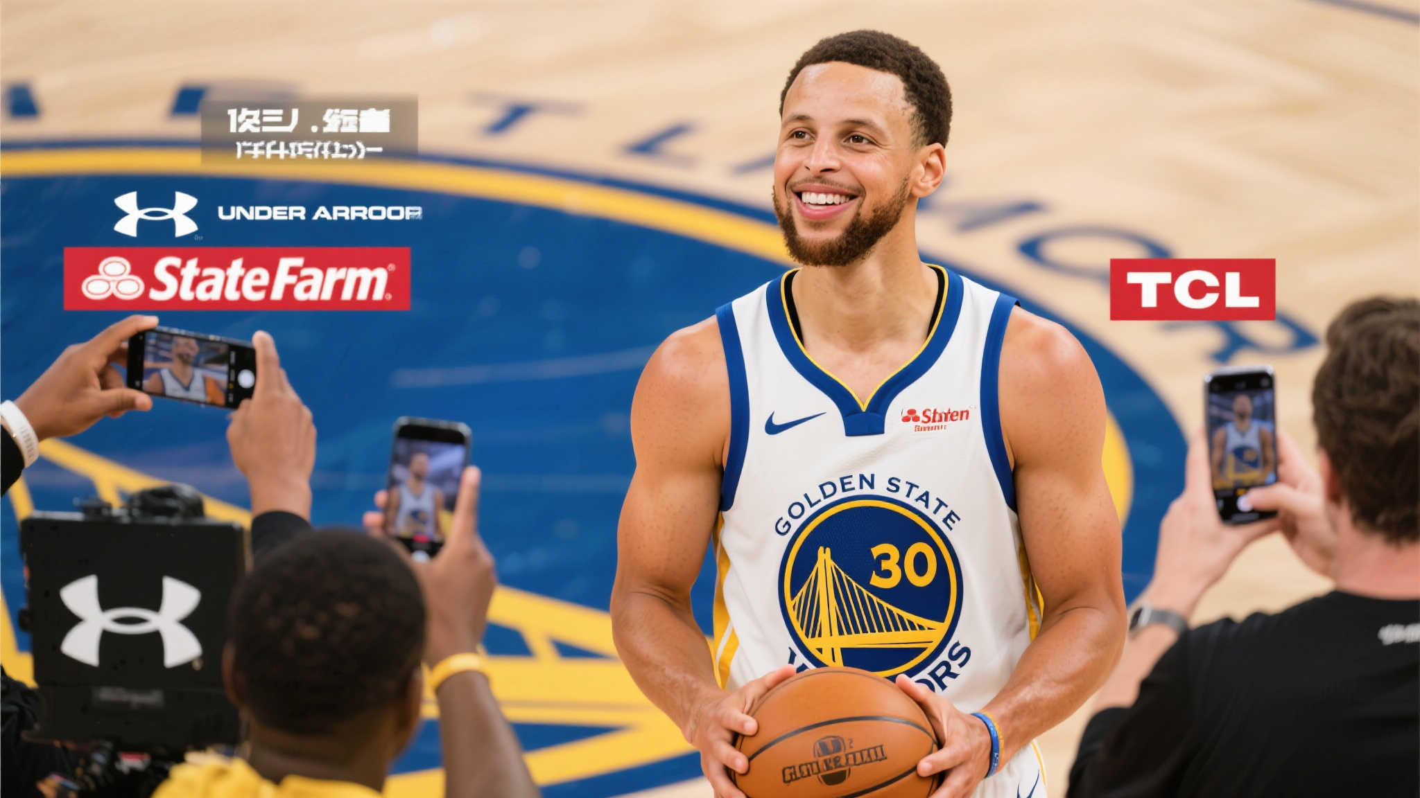 NBA球员商业价值榜出炉:库里夺魁,哈利伯顿位列第20 作为该名单中位居第一位的斯蒂芬·库里,他不仅是在比